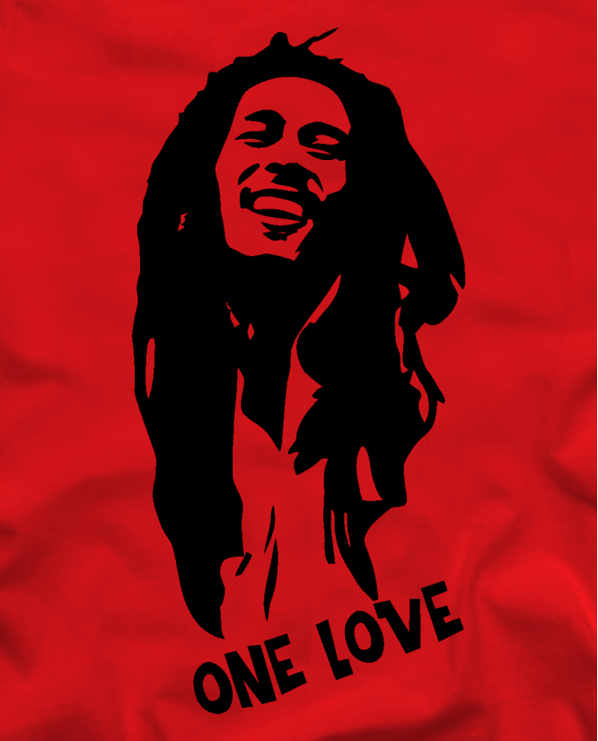 Marškinėliai B. Marley One Love
